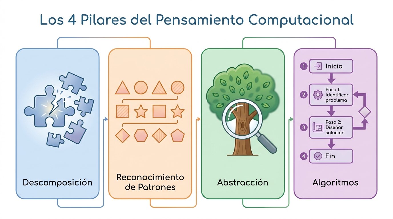 Los 4 pilares del pensamiento computacional