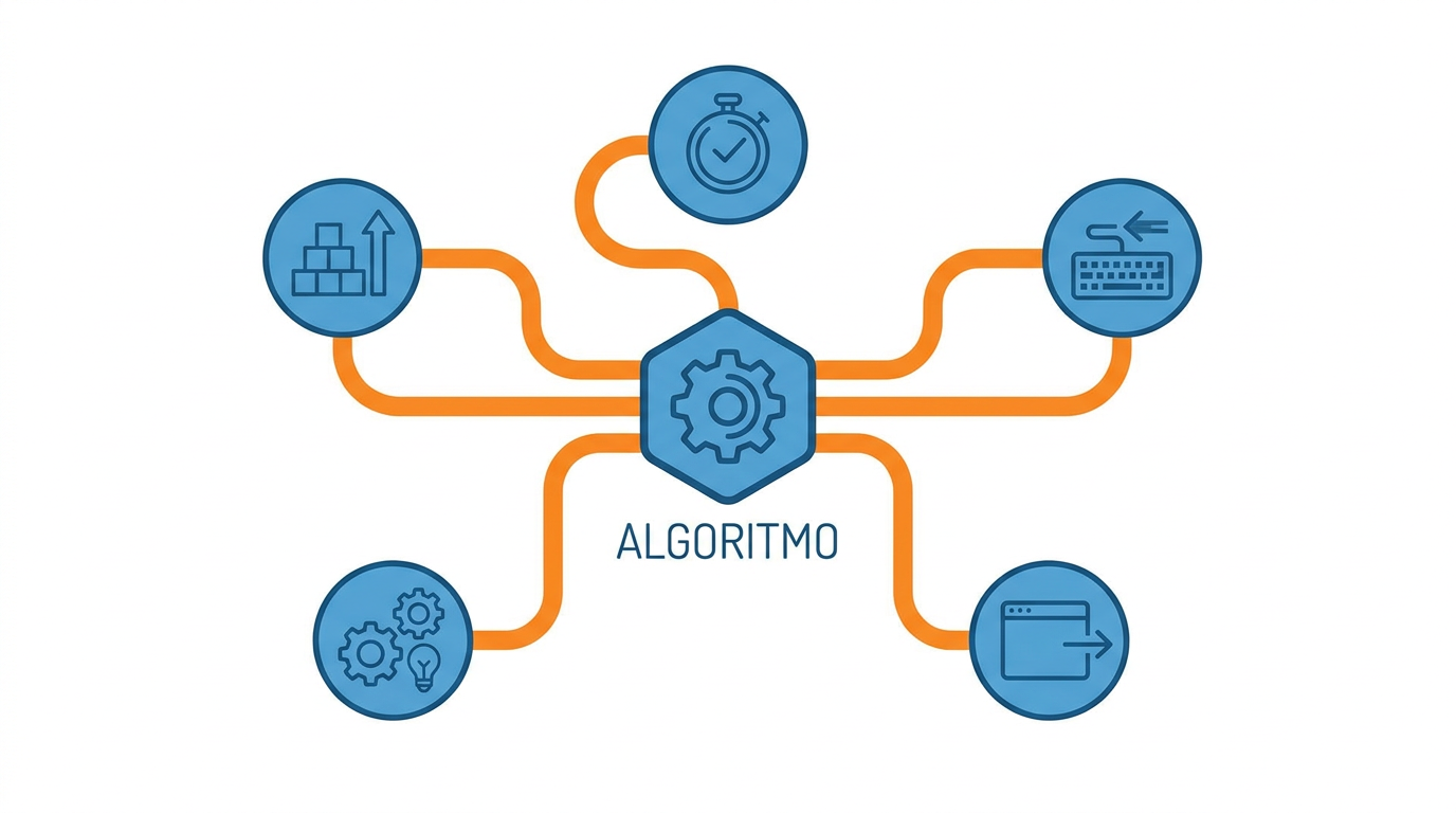 Algoritmo y las 5 propiedades obligatorias