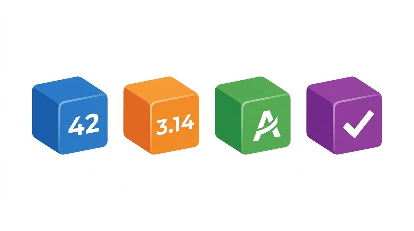 Tipos de datos primitivos: int, float, char, bool