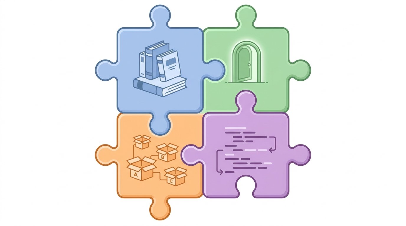 Las 4 partes de un programa en C++